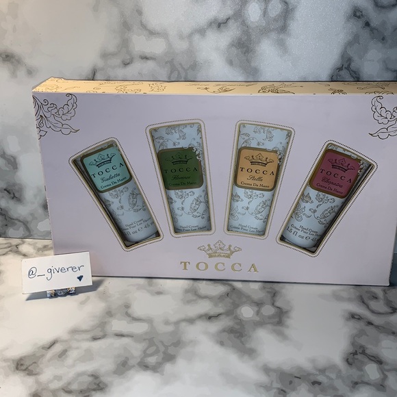 Tocca Crema Quartetto Hand Cream Set Cleopatra Stella Florence Giulietta - Picture 2 of 6